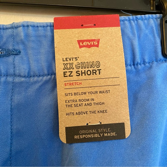 Levi’s NWT Mens (Size: XXL) Palace Blue XX Chino EZ Stretch Shorts - Picture 8 of 12